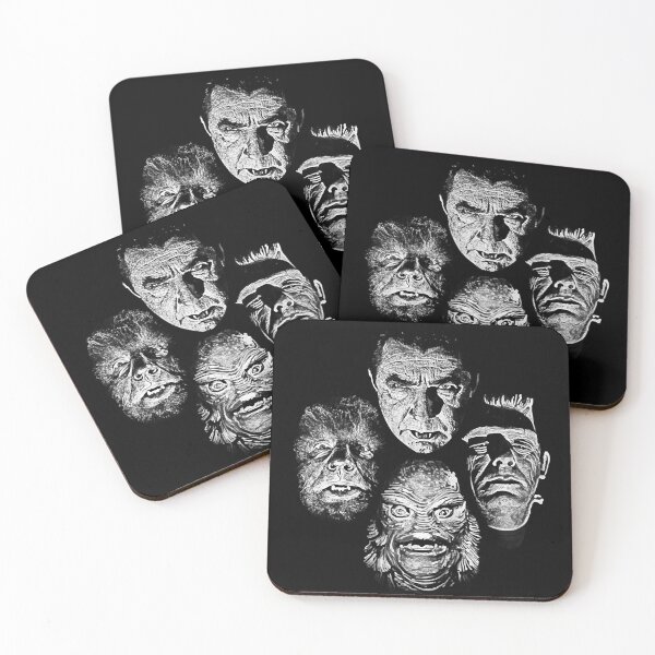 Item preview,  Universal Studios, Monsters, Monster Mash, dracula, wolfman, frankenstein, creature, halloween  designed and sold by Catsra65.