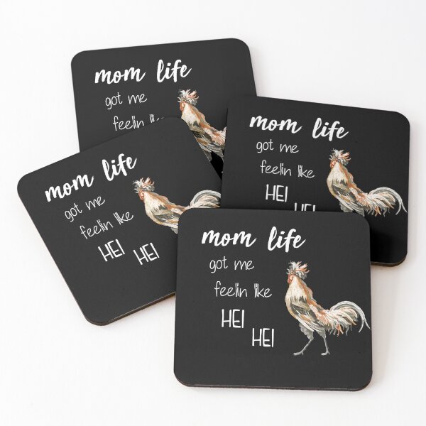 Item preview, Mom Life Got Me Feelin Like Hei Hei - funny mom life designed and sold by Raiko-art.