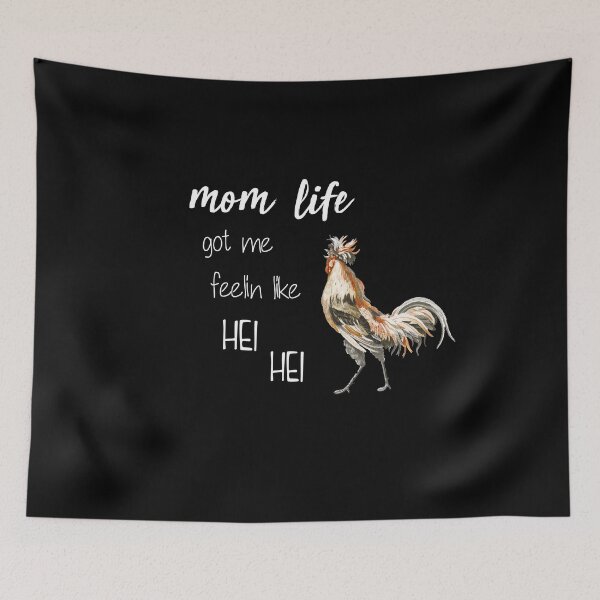 Item preview, Mom Life Got Me Feelin Like Hei Hei - funny mom life designed and sold by Raiko-art.