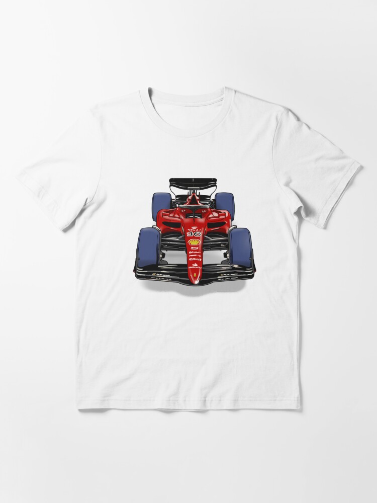 Men's Formula 1 Scuderia Ferrari Large Logo T-Shirt, Black, L : Automotive  
