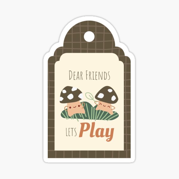 Let's Play Tag Sticker