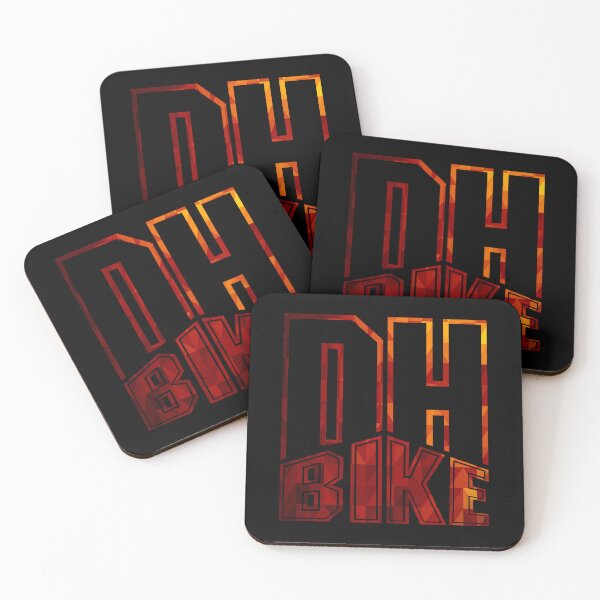 Aperçu de l'œuvre Vélo DH en verre rouge créée et vendue par artOfCal013.