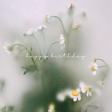 Artwork thumbnail, darling chamomile // Happy Birthday by pebblesandherbs