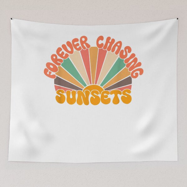 Item preview, Vintage Forever Chasing Sunsets Aesthetic Trendy designed and sold by Donnie56441.