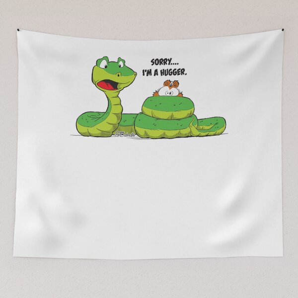 Item preview, Snake - He's a Hugger  Classic  designed and sold by ishahtonisha.