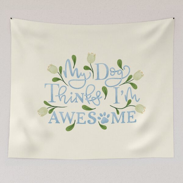 Item preview, My Dog Thinks I’m Awesome designed and sold by RebeccaFlaherty.