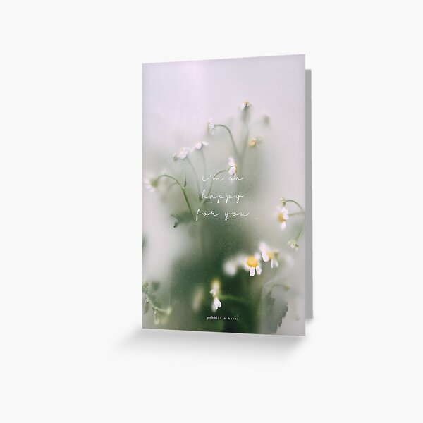 darling chamomile // Happy for You Greeting Card
