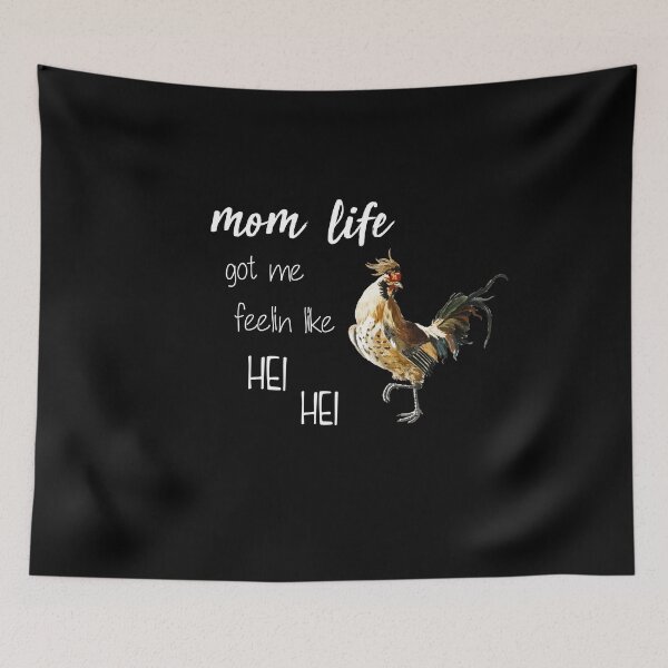 Item preview, Mom Life Got Me Feelin Like Hei Hei - funny mom life designed and sold by Raiko-art.