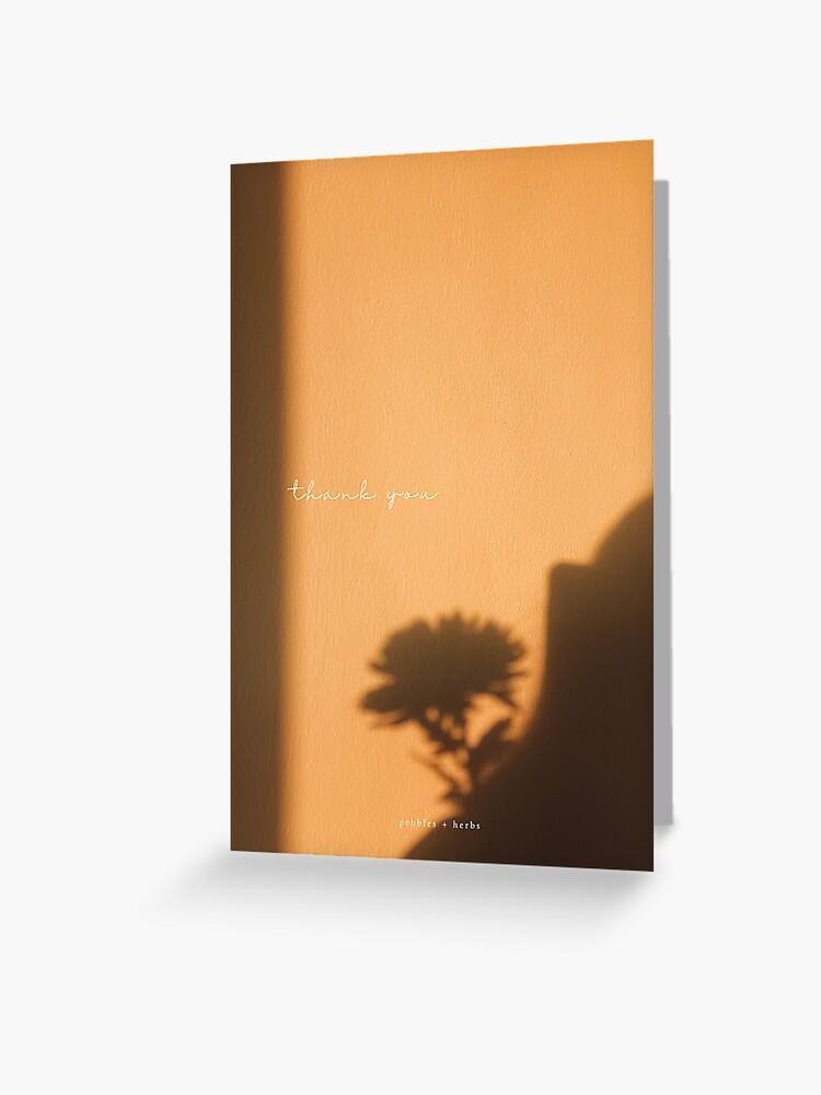 Thumbnail 1 of 2, Greeting Card, sunset daisy // Thank You designed and sold by pebblesandherbs.