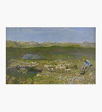 Giovanni Segantini - Alpine Pasture 1893 Photographic Print