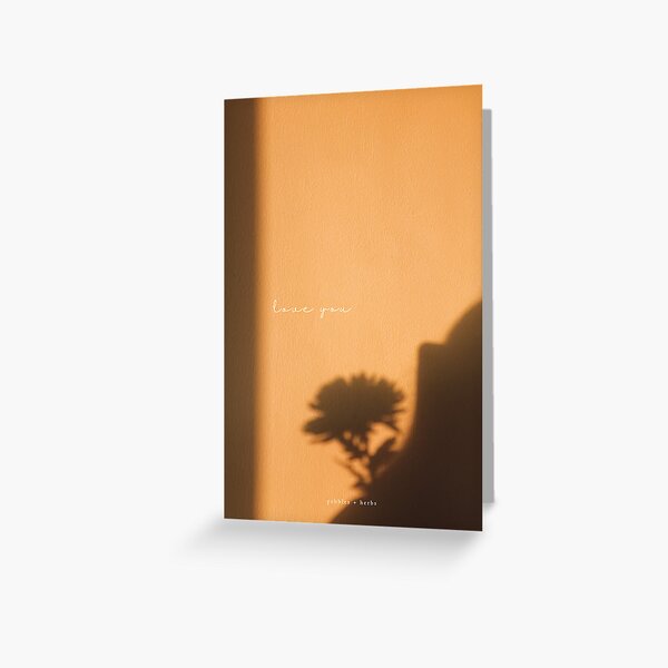 sunset daisy // Love You Greeting Card