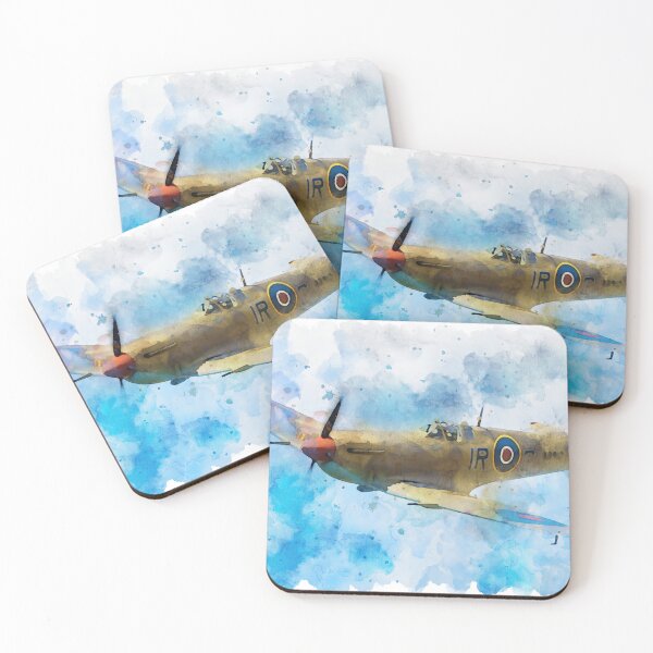 Item preview, Supermarine Spitfire in flight designed and sold by AM FineArtPrints.