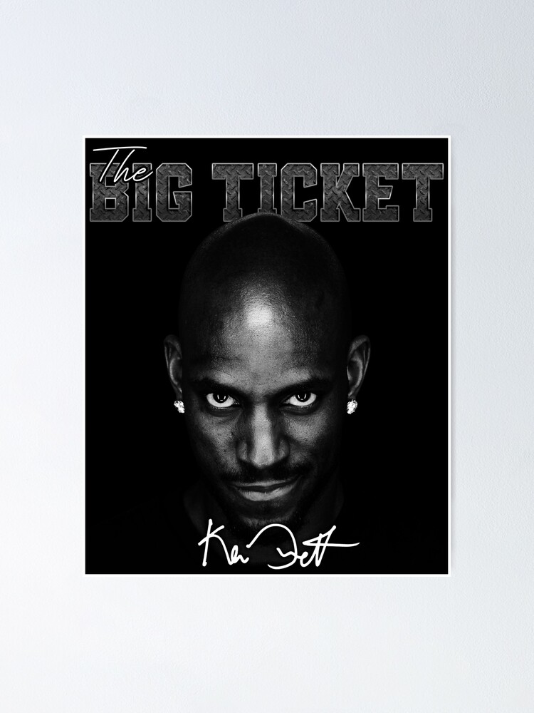 "Kevin Garnett The Big Ticket Boston Basketball Legend Signature ...