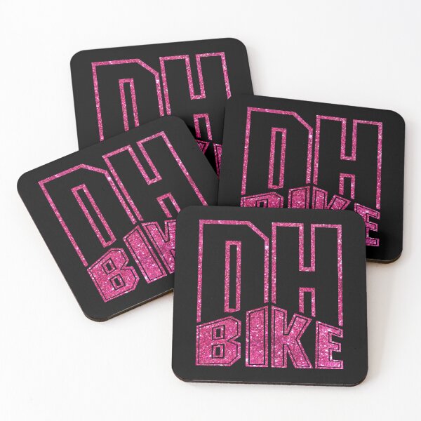Aperçu de l'œuvre Vélo DH en rose scintillant créée et vendue par artOfCal013.