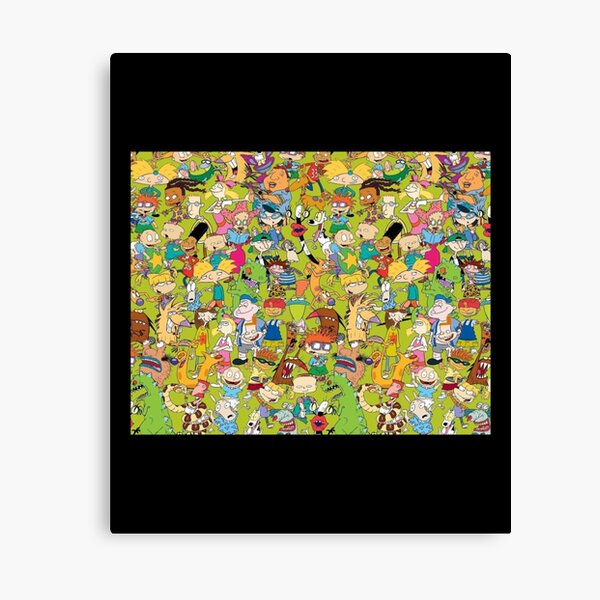 Cartoon Collage Canvas Prints for Sale | Redbubble Cartoon Collage Canvas Prints for Sale | Redbubble