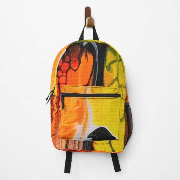 Item preview, Abstract Acrylic Fluid Painting Yellow Orange Red designed and sold by mhfoto.