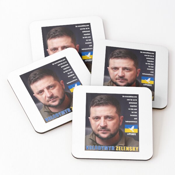 Item preview, Volodymyr Zelensky MESSAGE OF PEACE designed and sold by Donnie56441.