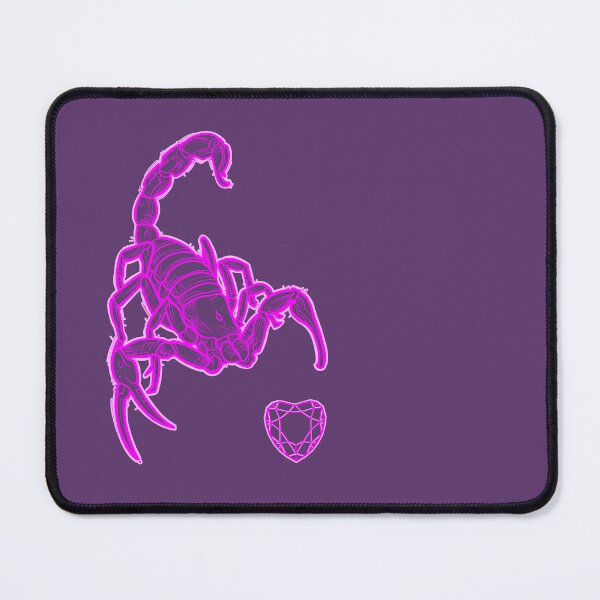 Item preview, purple scorpion with diamond heart designed and sold by weilertsen.