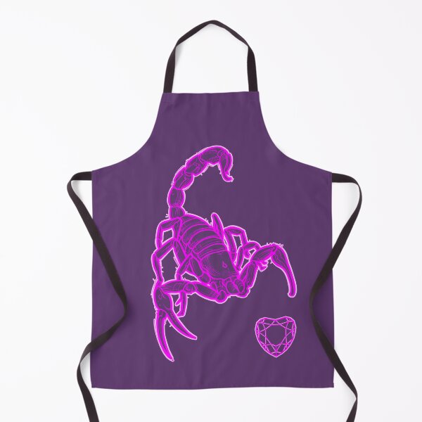 Item preview, purple scorpion with diamond heart designed and sold by weilertsen.