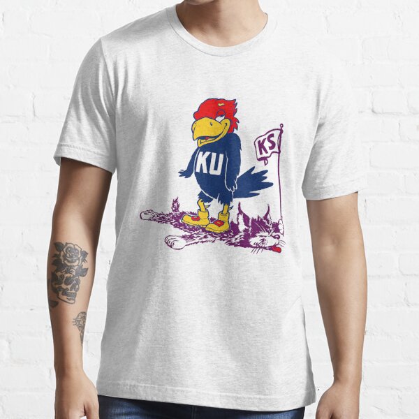 Vintage FOTL White Kansas Jayhawks 97-98 Big 12 Champions T-Shirt