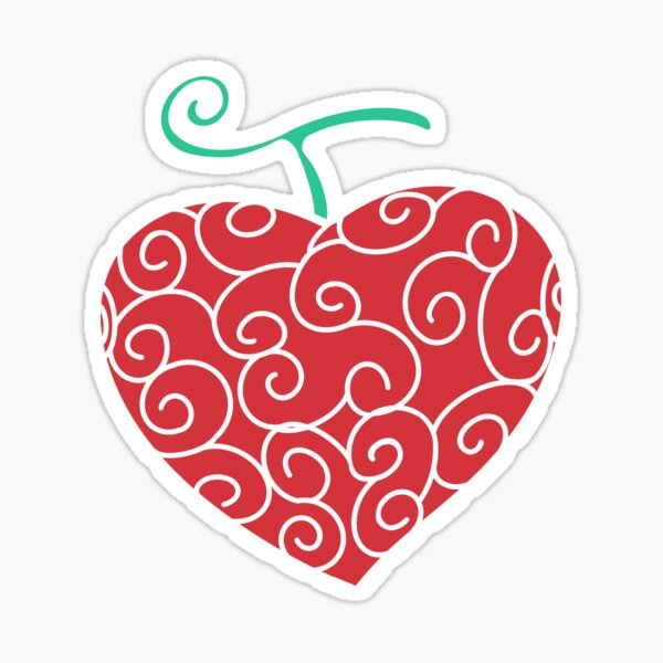 One Piece Heart Devil Fruit Pixel Art (Ope Ope) Sticker for Sale by  SnailKisses