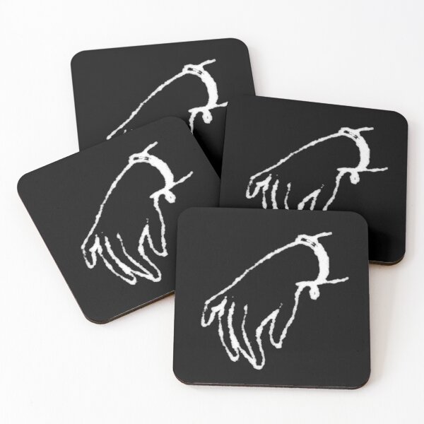 Item preview, White ink hand with bracelet designed and sold by see-the-fox.