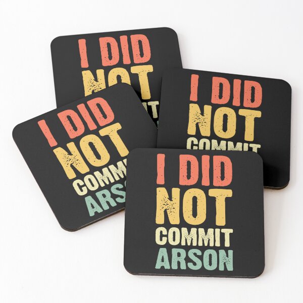 Item preview, I Did Not Commit Arson designed and sold by Carlunique.
