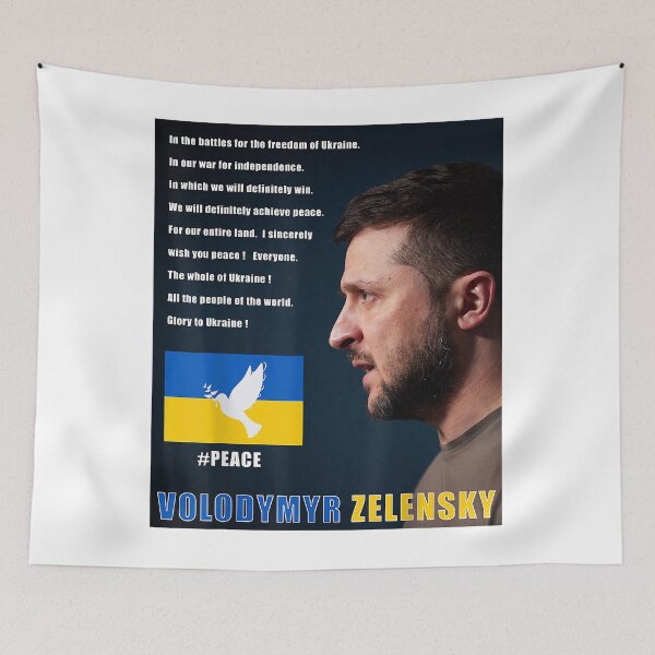 Item preview, Volodymyr Zelensky PEACE designed and sold by Donnie56441.