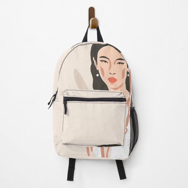 Item preview, beautiful modern female portrait in simple trendy minimal style designed and sold by Anastasy-Helter.