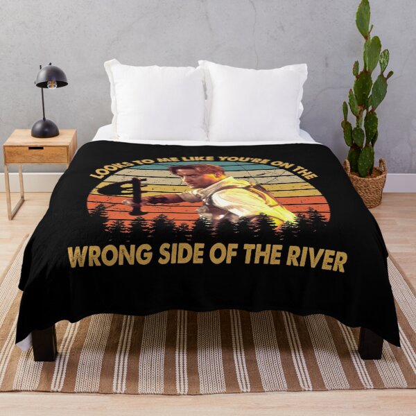 Item preview, Retro Looks To Me Like You're On The Wrong Side Of The River designed and sold by MateoPabon.