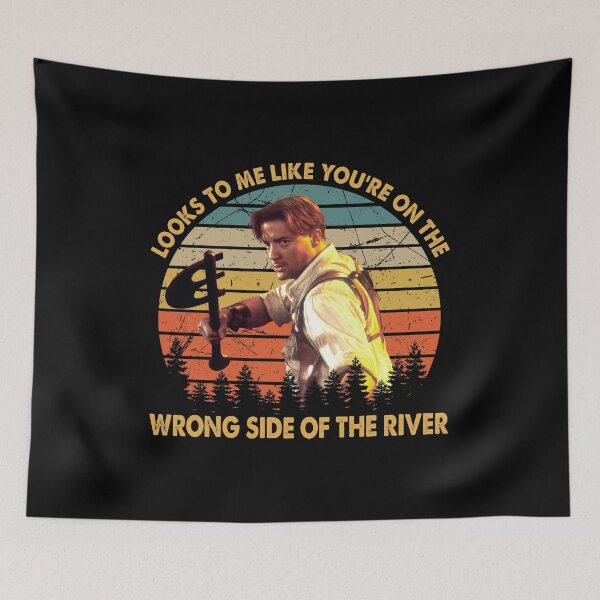 Item preview, Retro Looks To Me Like You're On The Wrong Side Of The River designed and sold by MateoPabon.