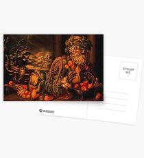 Giuseppe Arcimboldo - Autumn Seated Postcards