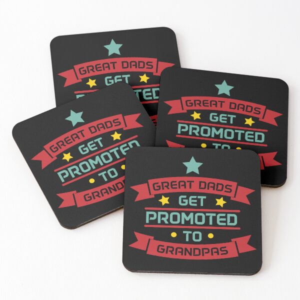 Item preview, GREAT DADS GET PROMOTED TO GRANDPAS designed and sold by Kalit Designs.