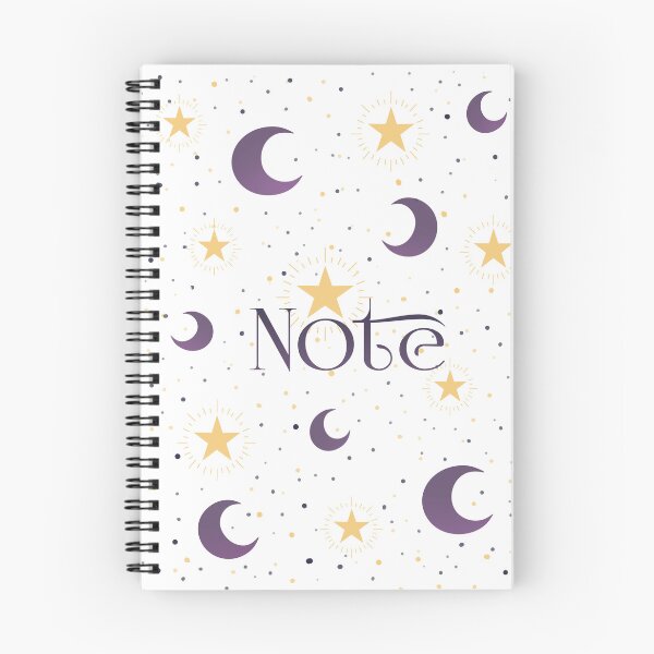 Item preview, Star and Moon pattern on a white background designed and sold by starrysheny.