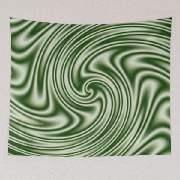 Item preview, Spearmint Ribbon Candy Fractal designed and sold by charmarose.