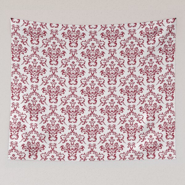 Item preview, Crimson Red Damask Flourish Pattern (Reverse) designed and sold by Jared Davies.