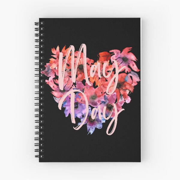 Item preview, Dark May Day Flower Heart - National Holiday Design  designed and sold by CreativNode.