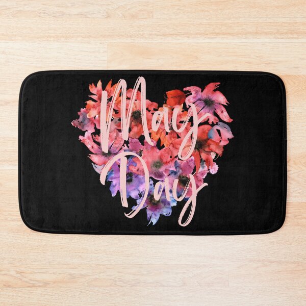 Item preview, Dark May Day Flower Heart - National Holiday Design  designed and sold by CreativNode.