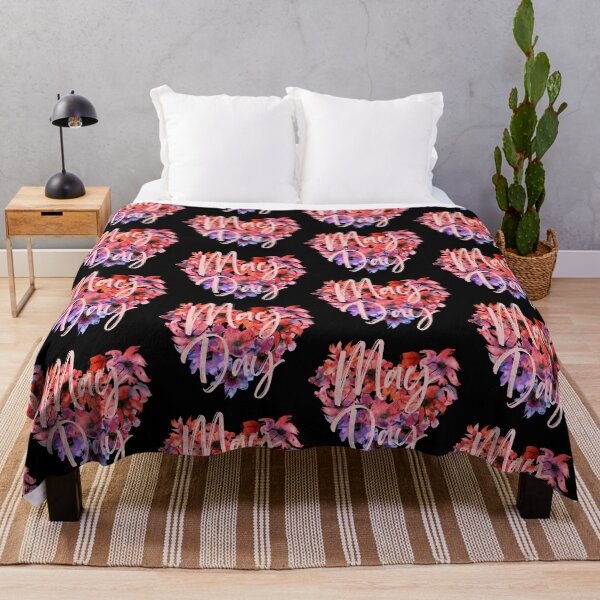 Item preview, Dark May Day Flower Heart - National Holiday Design  designed and sold by CreativNode.
