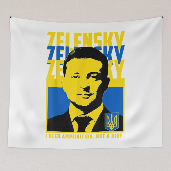 Artikelvorschau, Volodymyr Zelensky , Ukraine Ukrainian Flag entworfen und verkauft von Donnie56441.