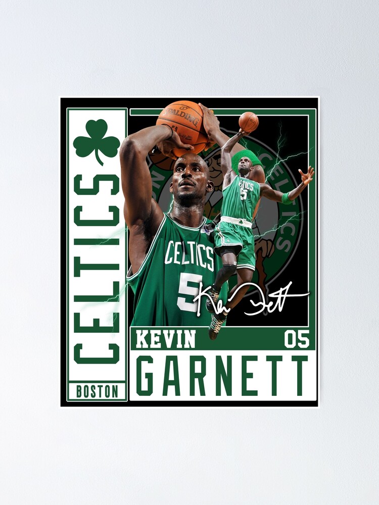 "Kevin Garnett The Big Ticket Boston Basketball Legend Signature ...