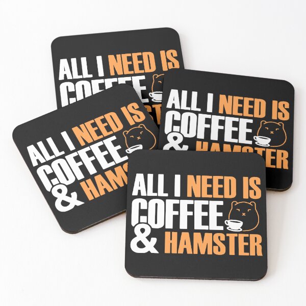 Item preview, All I Need Is Coffee And Hamster designed and sold by FerrenSmall.
