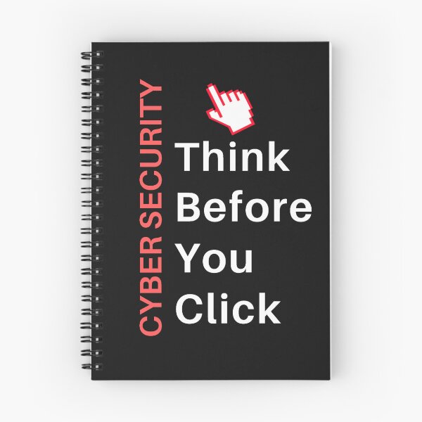Item preview, Cyber Security Think Before You Click - Cybersecurity quotes - Cyber security gifts designed and sold by tshirtfever.