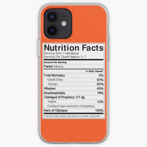 Half-Blood Nutrition Guide (Annabeth) iPhone Soft Case