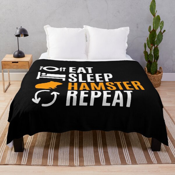 Item preview, Eat Sleep Hamster Repeat designed and sold by FerrenSmall.