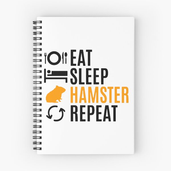 Item preview, Eat Sleep Hamster Repetir designed and sold by FerrenSmall.