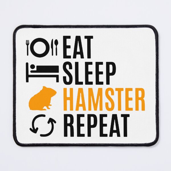 Item preview, Eat Sleep Hamster Repeat designed and sold by FerrenSmall.