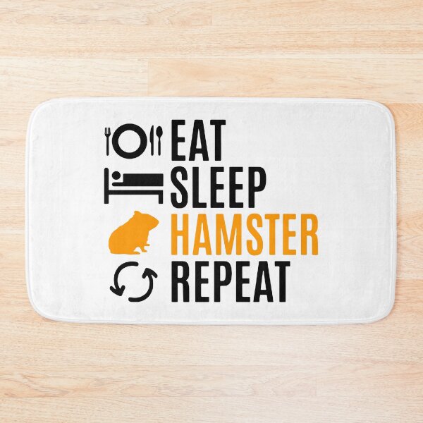 Item preview, Eat Sleep Hamster Repeat designed and sold by FerrenSmall.