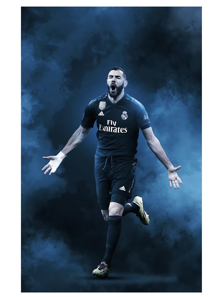 Karim Benzema Kids T-Shirt by Anton Smito - Pixels