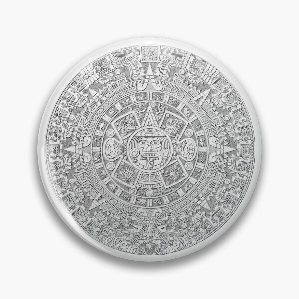 Item preview, Piedra del Sol - White Granite Aztec Calendar Sun Stone designed and sold by Aztectees.